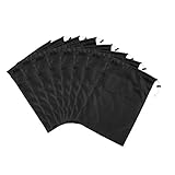 Water Resistant 210 Denier Polyester Oxford Shoe Bags with Drawstring for Women Men, X-large,...