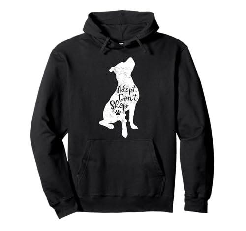 Adopt Don't Shop Rescue Pitbull Dog Breed Pit Bull Mom Pullover Hoodie