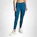 HEAD Women’s Ambition Legging, Slim Fit, 27” Inseam, Soft Midweight Material, Ink Blue Heather, Large
