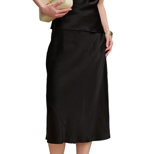 MOLISILK 19Momme Pure Mulberry Silk Skirt Women Summer Skirts A-Line