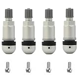 Twowinds - Reifendrucksensor Ventil RDKS Kompatibel mit VW, Audi, BMW, Mercedes, Skoda - Universal für Huf, Beru, VDO Systeme - Reifendruck-Kontrollsystem (4er Set)