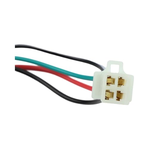 Interruptor de encendido universal de 4 pines con cable para bobina de moto 4
