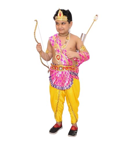 Image of Kaku Fancy Dresses Ram Costume for Kids Infant Baby Ram Dress for Boys with Accessories