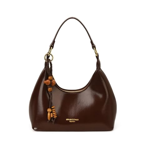 Sac à bandoulière rétro en cuir ciré nouvelle collection pour femme élégante