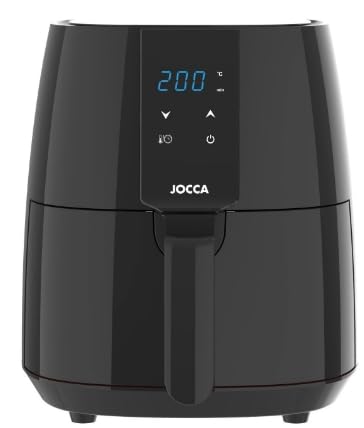 Jocca – Freidora de Aire Caliente 3,8L | Freidora Sin Aceite | Cocina Sana | 1450W de Potencia