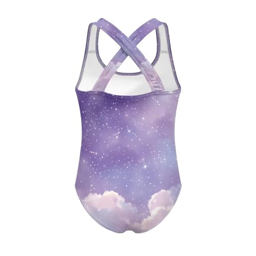 Image of Girls One Piece Swimsuits Size 5-14 Kawaii Gymnastics Leotard for Beach Vacations