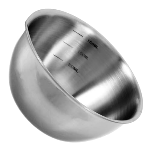 PHENOFICE Tasse à Mesurer Acier Avec Échelle Pour Cuisine Récipient De Mesure De Riz Farine Parfait Pour Usage Domestique