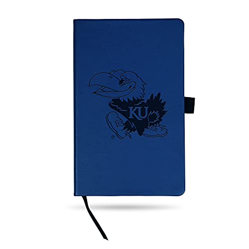 Rico Industries NCAA Kansas Jayhawks Laser-Engraved Color Notepad, 5.25 x 8.25-inches