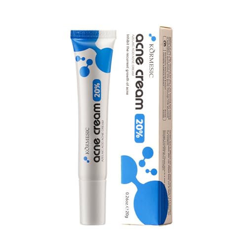 Elechome 20% Azelaic Acid Cream for Face Hyaluronic Acids for Face Redness Pimple CreamAnti Acne Breakouts Azelaic Acid Moisturize Gel Balance Excess Oil & Soothing No Irritation 20g