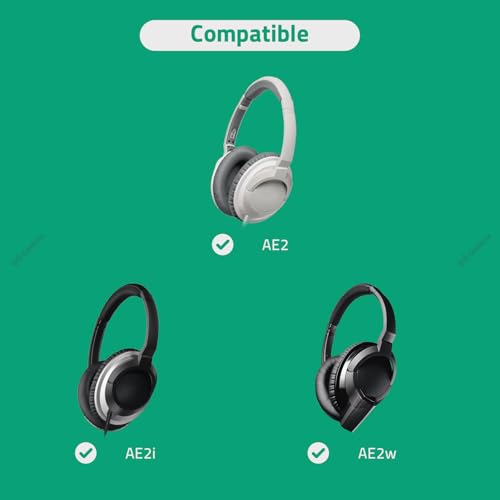 GEEKRIA Audio Cable Compatible with Bose AE2 (329532-0010), AE2i, AE2w Headphones, 3.5mm to 2.5mm Aux Replacement Stereo Cord (4ft / 1.2m)