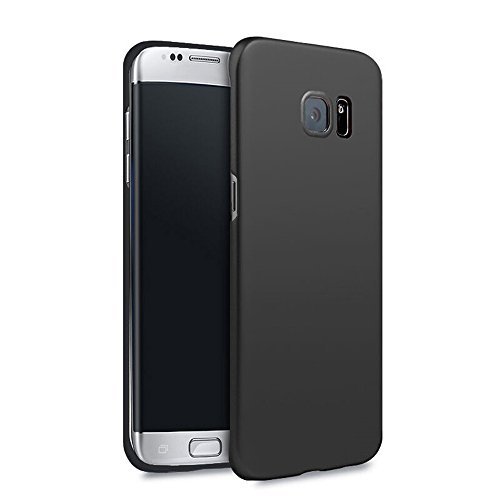Galaxy S7 Edge Case, Sincase Snug-Fit Slender [Non Slip] Ultra-Thin Side to Side Coverage Bumper [Super Lightweight] Superior Coating Hard PC Cover for Samsung Galaxy S7 Edge, Black