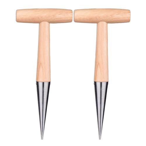 Herramientas de Jardín de Madera para Plantar 2 pcs miniatura 1