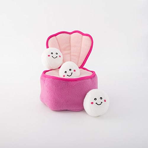ZippyPaws Zippy Burrow - Pearls in Oyster Game, Dog Toy
