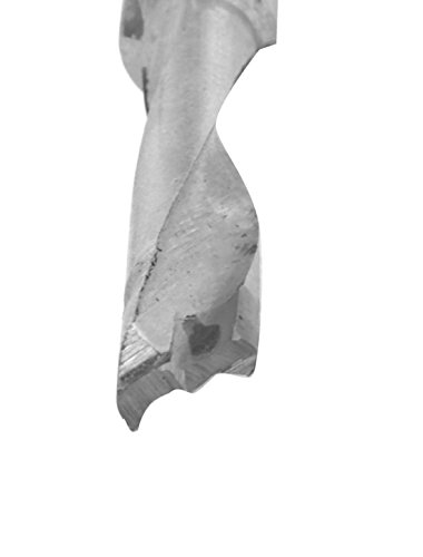 Aexit Silver Tone Wood Drill Bits Woodworking Carbide Tipped Brad Point Straight Shank Boring Drill Bit Tool 7mm Brad-Point Drill Bits x 68mm