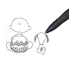 Dong-A Retractable Hybrid Quick Dry Ink Rollerball Pens Medium Point 1.0mm - Black, 12 Count