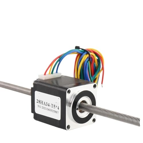 Moteur pas à pas à vis T5x4 de 200mm anti-vibration pour guidage mécanique fluide