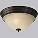 Progress Lighting P3184-77 Torino Forged Bronze Two-Light Ceiling Light