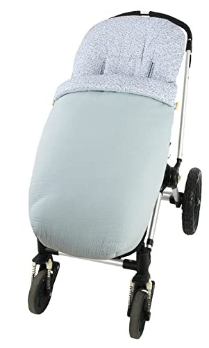 Saco Silla Paseo Universal Muselina 100% Algodon - MODIN - (VERDE) Cover