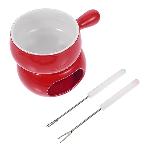 Alipis Olla Caliente para Helado Fondue Hogar Calentador De Queso Fondue De Queso