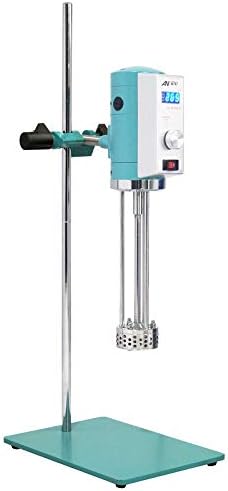 YUCHENGTECH AE300L-H Lab High Shear Dispersion Emulsifying Machine Digital Display Emulsifying Mixer High Speed Mixing Homogenizer 40L (Water) 220-240V 2000-11000rpm