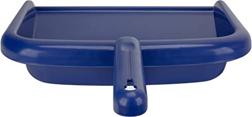Image of SPARTA Large Handheld Dustpan with Hanging Hole, Heavy-Duty Plastic Dustpan with Wide Lip for Countertops and Surfaces, Plastic, 10 Inches, Blue, (Pack of 12)