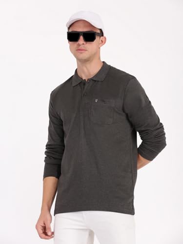 Image of Macroman M-Series Men's Solid Regular Fit T-Shirt