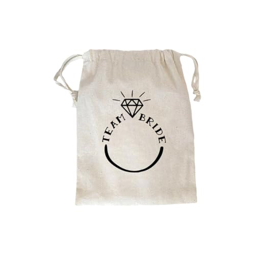 Rebellious Bolsa De Fiesta De Novia De Lino Clásica Con Cordón Bolsa De Favores De Boda Para Personalizar Bolsas De Novia Para Invitados Y Ceremonias, Patrón 2, 10X14