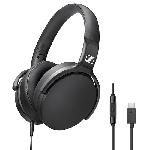 Sennheiser HD 400U - Wired Over-Ear Headphone with Smart Remote, Black