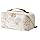 EACHY Travel Makeup Bag, Large Capacity Cosmetic Bags for Women, Waterproof Portable Pouch Open Flat Toiletry Bag Pattern Make up Bag (F-Beige)