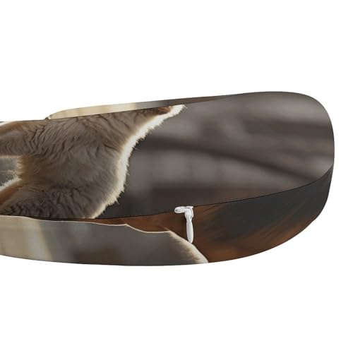 Almohada de viaje U espuma viscoelástica tamaño único miniatura 4