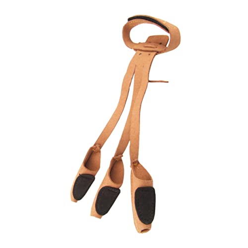 BESPORTBLE Archery Glove 3 Finger Protection Glove for Hunting Pu Alloy Construction Fit Adjustable Wrist Straps