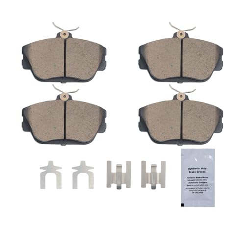Image of HUSCH D598 Front Ceramic Brake Pads Kit Fit For Ford Taurus 1995-1998, For Thunderbird 1996-1997, For Lincoln Continental 1995-2002, For Mark VIII 1993-1998, For Mercury Cougar 1996-1997