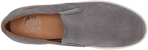 Driver Club USA Mens Genuine Leather Made in Brazil Maui Slip On Sneaker, Grey Suede, 9.5 M US | Image 4