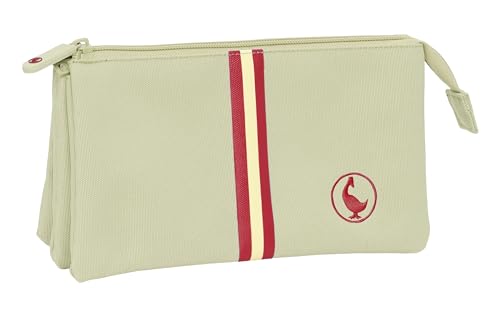 Safta El Oca Basics - Astuccio Triplo, Astuccio Per Bambini, Ideale Per Bambini In Età Scolastica, Comodo E Versatile, Qualità E Resistenza, 22 X 3 X 