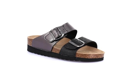 Sandales à double boucle Grunland Hola CB1812 avec bandes laminées confort