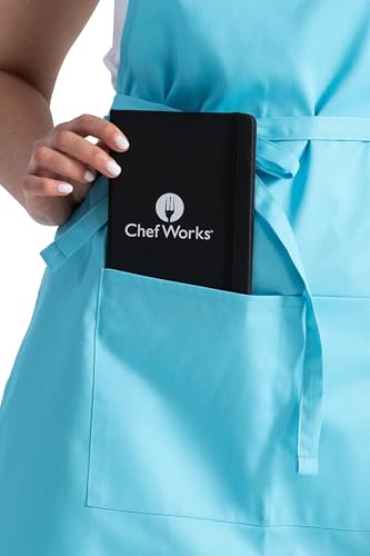 Tablier de boucher turquoise taille unique Chef