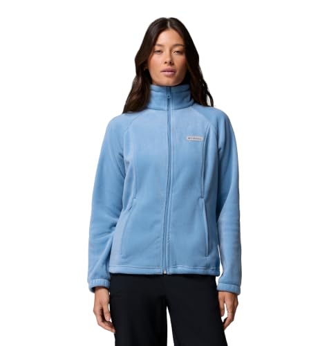Image of Columbia Women's Plus Benton Springs Full Zip Fleece Jacket, Rainy Day, 3X