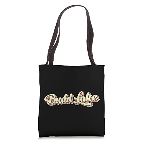 Budd Lake Retro Baseball Tote