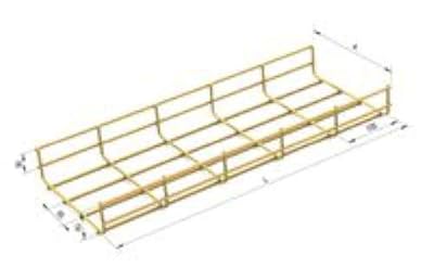 Aiscan bmp - Bandeja metálica portacables 100x60 electrozincado