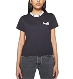  Levi\'s - Camiseta DE Manga Corta \'\'Graphic jordie tee Poster Logo\'\' A0458-0047 EN Color Negro - Camiseta para Mujer (S)
