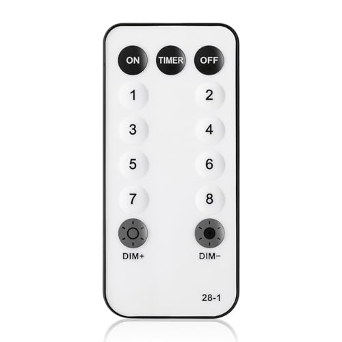 Lewondr Remote Control, Multifunction Led Light Strips with Remote for Christmas Tree Topper with...