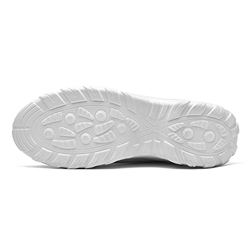 Kaeaeilss Women's Walking Shoes Leather Sneakers - Leather Slip-On Air Cushion Ladies Modern Jazz Casual Shoes Platform Loafers #TOP4