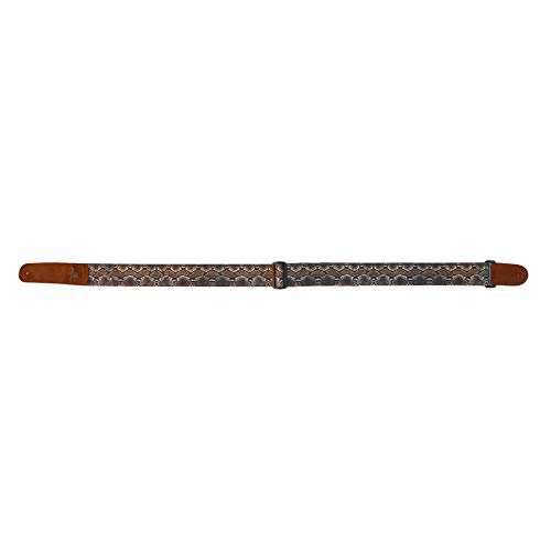 MAGMA Leathers - Correa para guitarra (poliéster, 5 cm), diseño de serpiente, Impresión por sublimación con diseño de serpiente, Standard