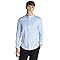 Tommy Hilfiger Herren Hemd Flex Poplin Solid Mao Regular Fit, Blau (Sweet Blue), XL