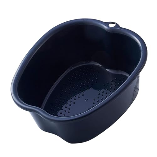 Tina para baño de pies con capacidad extra grande plástico negro miniatura 1