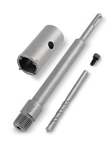 Binota Concrete Hole Saw 35 Mm, Arbor Sds Plus 220Mm, For Cement Wall Brick Sands Stone Sable-Rock Self-Leveling #TOP5