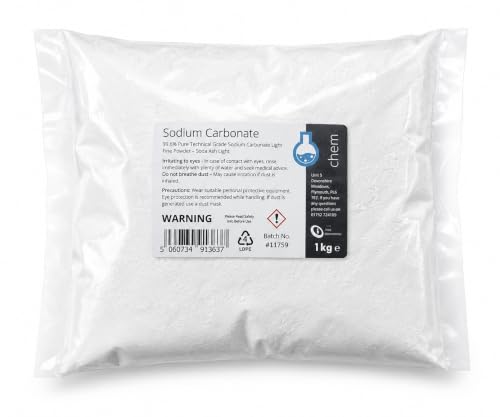 Intralabs - Sodium Carbonate Light Fine Powder 1kg - Soda Ash Light