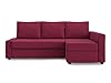 MASTERS OF COVERS Fodera di Ricambio per Divano Letto Angolare IKEA Friheten, Chaise Sinistra/Destra, Vestibilità Individuale, 230 x 68/151 x 66 cm (Melograno, Polyester Petite)