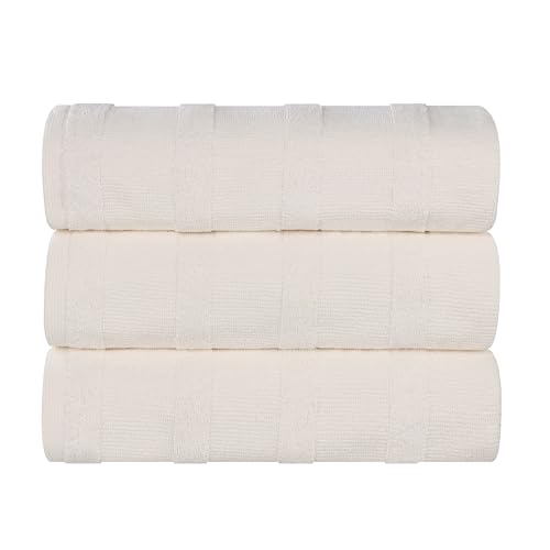 Serviette de bain en coton Superior Roma design côtelé style spa - 2