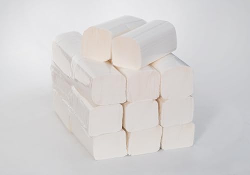 Toalla Papel Secamanos Zig Zag 100% Celulosa, Doble Capa, Caja de 4000 Unidades